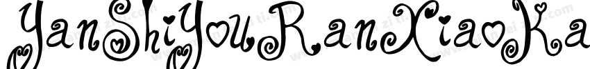 YanShiYouRanXiaoKai 2字体转换
